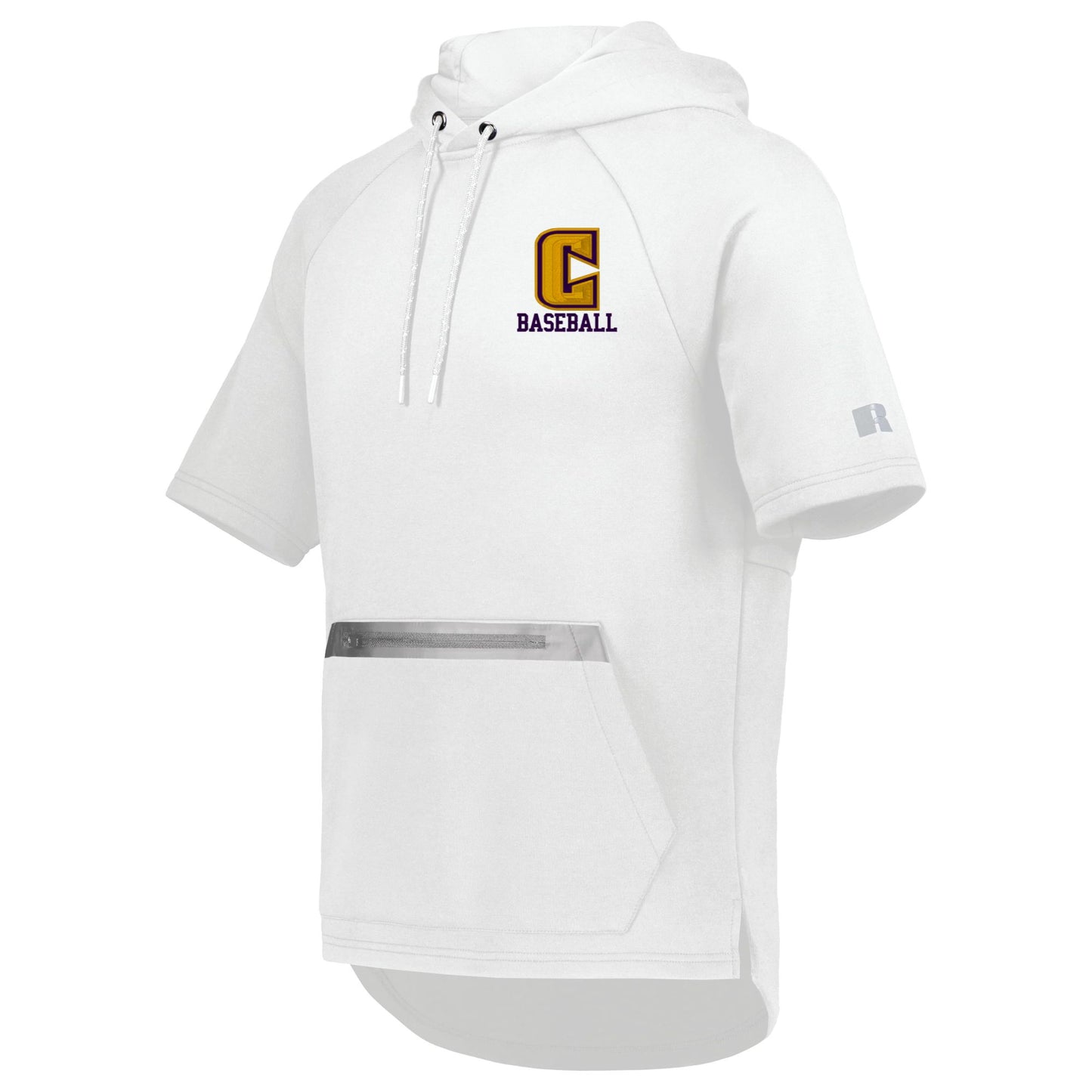 Legend Tech Fleece Short Sleeve Hoodie- Embroidered