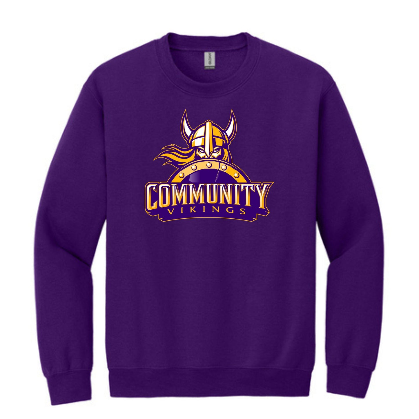New Community Vikings Logo Crewneck Sweatshirt – Youth & Adult