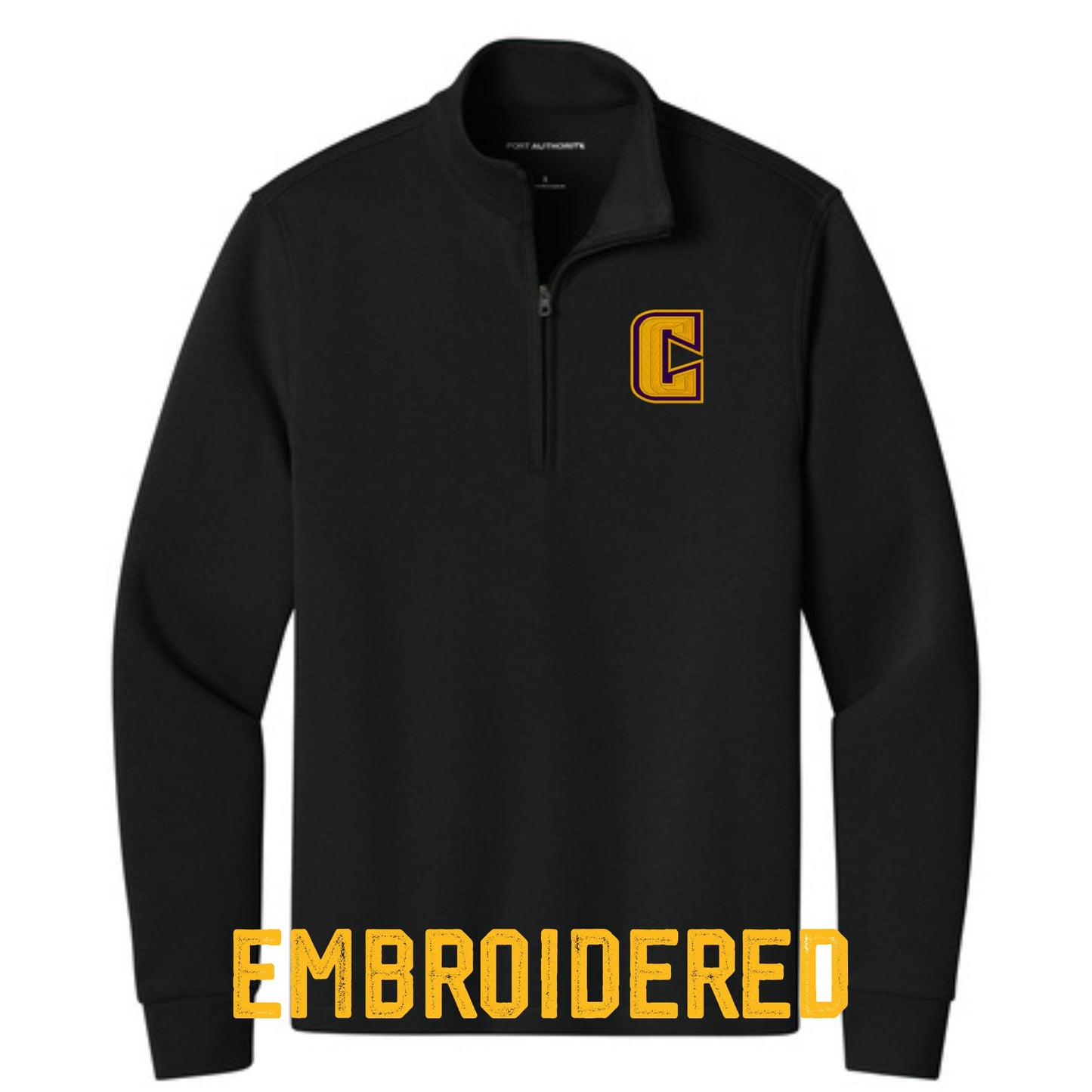 Men’s 1/4-Zip Pullover – Embroidered "Community C" Logo