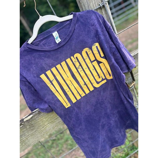 Retro Vikings Vintage Wash Tee – Adult Only