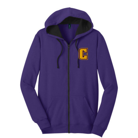 Community C District® The Concert Fleece® Full-Zip Hoodie – Adult Only DT800