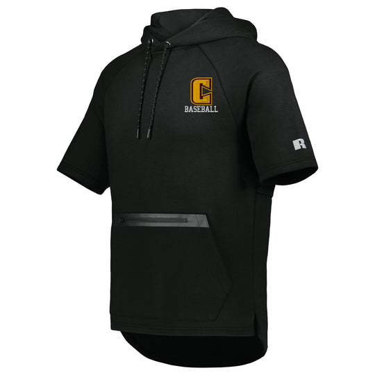 Legend Tech Fleece Short Sleeve Hoodie- Embroidered