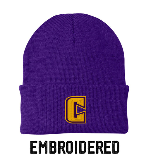 Community C Embroidered Knit Beanie – Stay Warm, Stay Proud