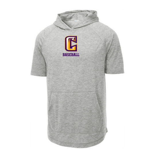 Sport-Tek ® PosiCharge ® Tri-Blend Wicking Short Sleeve Hoodie