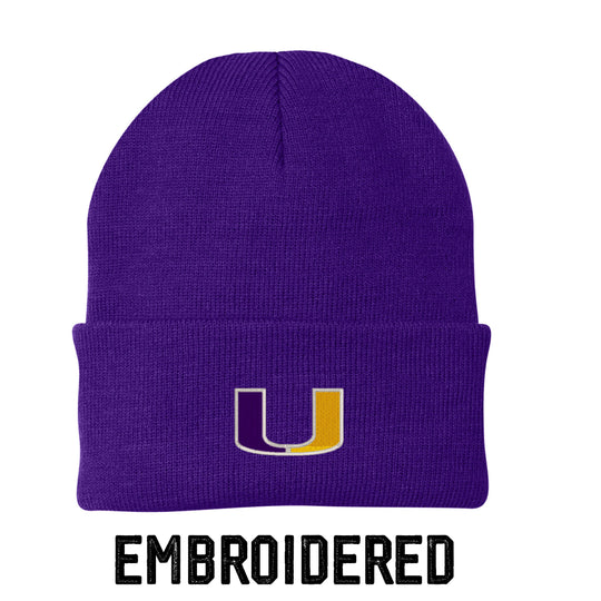 Community U Embroidered Knit Beanie – Stay Warm, Stay Proud