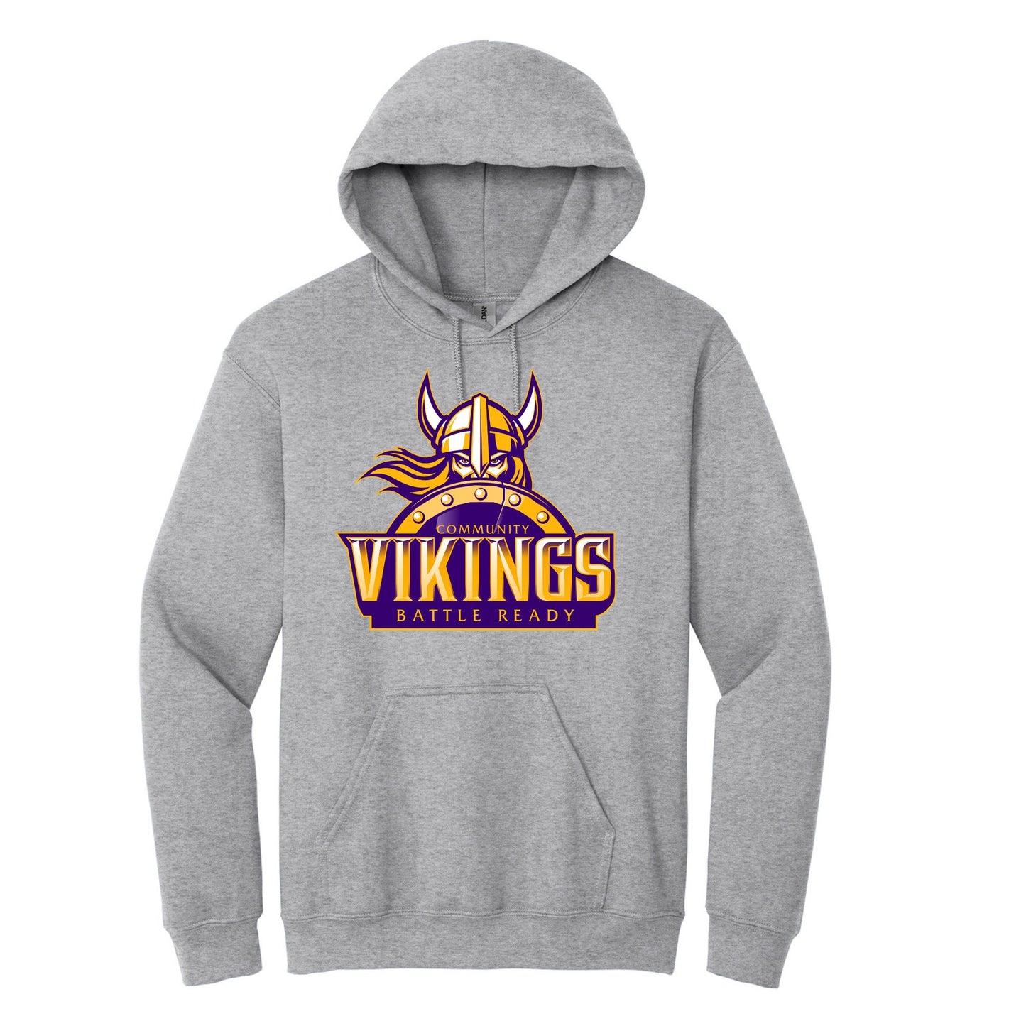 New Community Vikings Logo Hoodie – Youth & Adult
