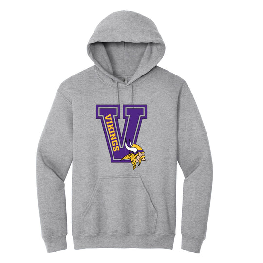 Varsity V Vikings Hoodie – Youth & Adult