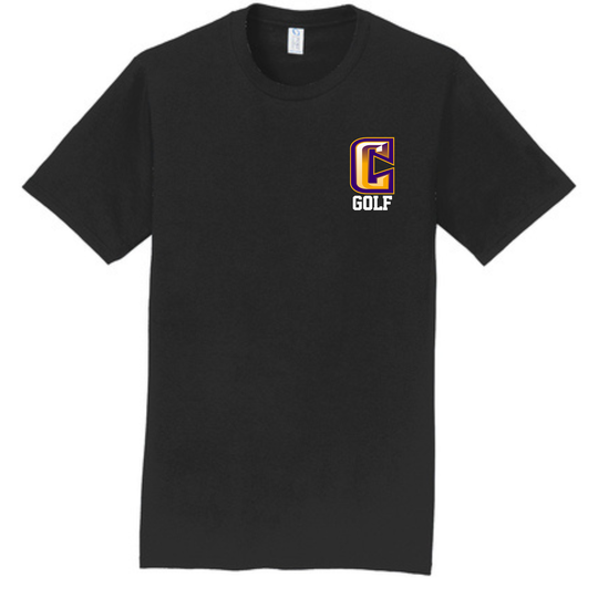 Golf Port & Co Fan Favorite Tee- Printed Black