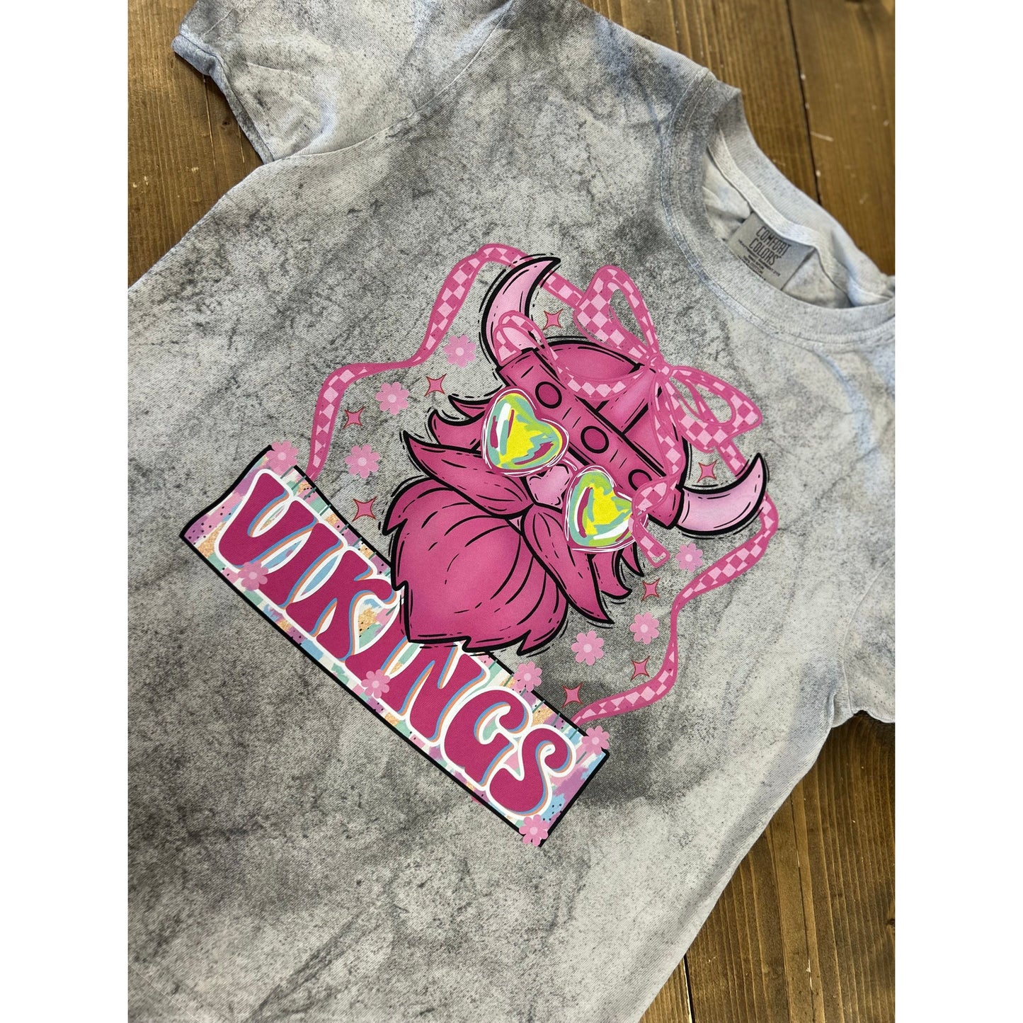 Groovy Vikings with Heart Eyes Tee – Youth & Adult