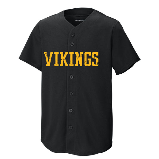 Vikings Mesh Baseball Jersey – Youth & Adult
