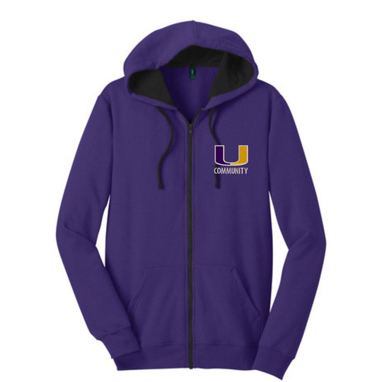 District® The Concert Fleece® Full-Zip Hoodie – Adult Only