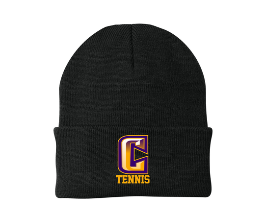 Community Tennis Embroidered Knit Beanie