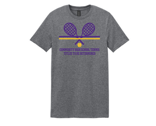 Tennis Grey Port and Co Short Sleeve