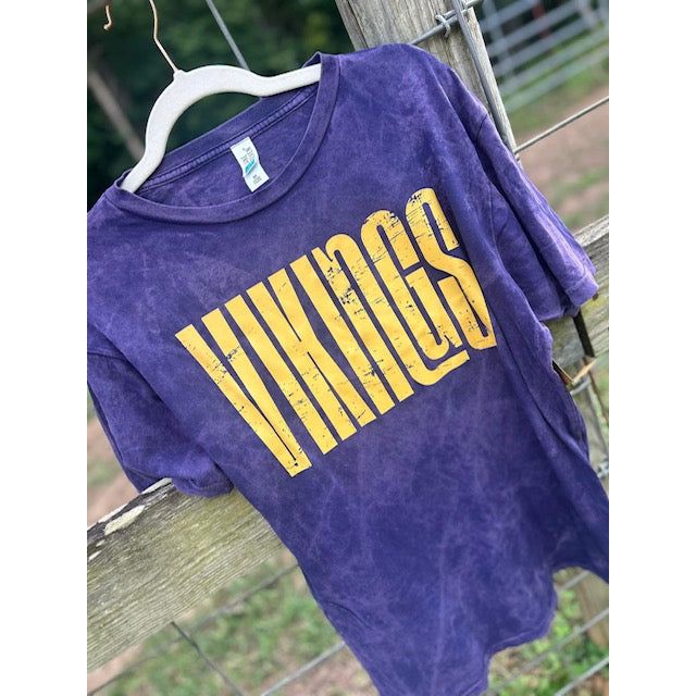 Retro Vikings Vintage Wash Tee – Adult Only