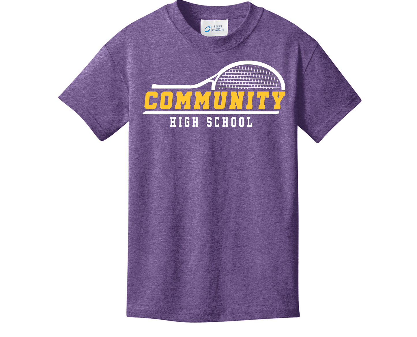 Tennis Purple Port and Co Short Sleeve